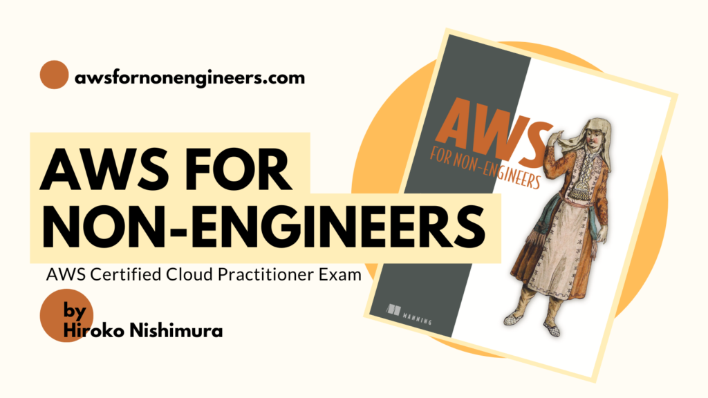 Cover for "AWS for Non-Engineers" book published from Manning Publications.